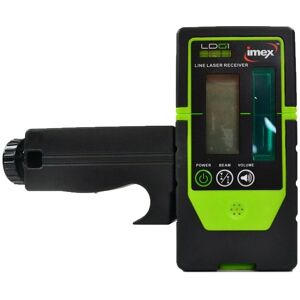 Imex - Green Beam Line Laser Receiver Crossline Laser Detector and Bracket LDG1