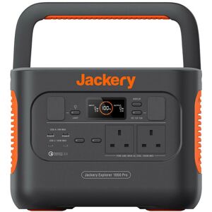 Jackery Explorer 1000 PRO, 1002Wh Portable Power Station, 2 100W PD Fast Charging Solar Generator, 1.8H to Full Charge for Outdoor RV, Camping,