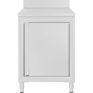 Berkfield Home - Mayfair Commercial Work Table with Cabinet 60x60x96 cm Stainless Steel