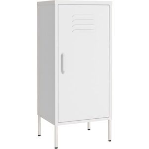 BERKFIELD HOME Mayfair Storage Cabinet White 42.5x35x101.5 cm Steel