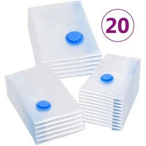 BERKFIELD HOME Mayfair Vacuum Travel Storage Bags Clothing Bags 3 Sizes 20 pcs