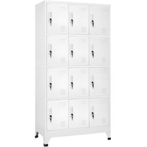 WILLISTONFORGE Millville 12 Door Storage Cabinet by Williston Forge - Grey