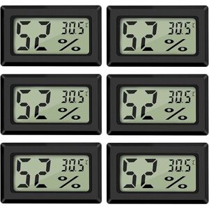 Groofoo - Mini Digital lcd Thermometer Hygrometer Temperature Humidity -5070⊥ 10%99% rh Portable Thermometer Thermo Hygrometer Indicator for Office