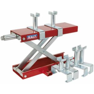 LOOPS Motorcycle Scissor Support Stand - Sliding Pin Carriers - 300kg Capacity