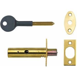 Yale - PM444 Door Security Bolts Brass Finish Visi of 2 YALP2PM444PB