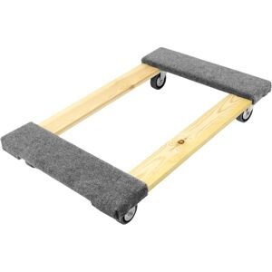 Primematik - Transport roller platform dolly with wheels and padded 77 x 48 cm