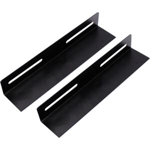 Rackmatic - Fixed side guides for rack cabinet support 19 black 250mm