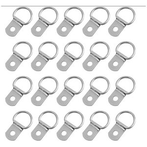 20 Pcs Ring Tie Down Hooks, d Ring for Kayaks Boats Canoe Pendants Trailers Pickups Trucks Cars Garden - Rhafayre