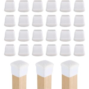 RHAFAYRE 24 pcs Silicone Chair Legs 14-19mm Chair Leg Protectors, Furniture Chair Leg Pads, Non-Slip Table Covers for Furniture, Wooden Furniture Leg