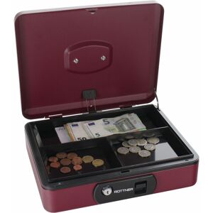 Rottner - Cash Box Pro Two Key Lock Berry