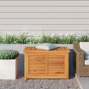 BERKFIELD HOME Royalton Garden Storage Box with Bag 90x50x58 cm Solid Wood Teak