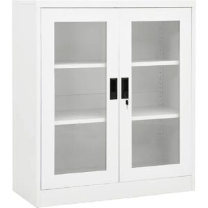 Royalton - Office Cabinet White 90x40x105 cm Steel