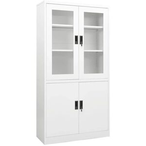 Royalton - Office Cabinet White 90x40x180 cm Steel