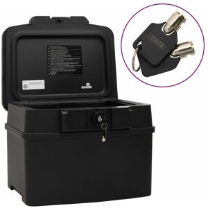 Berkfield Home - Royalton Safe Box Black 44x37x34 cm Polypropylene