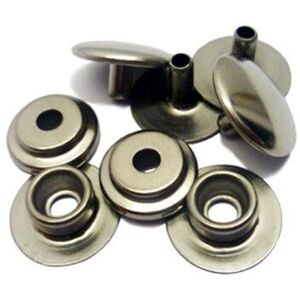 C.S. OSBORNE C.s.osborne - Size 20 (Baby Snaps) Nickel on Brass Snap Fasteners 4 Piece Set