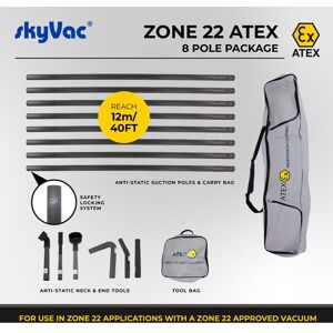 Skyvac - atex 8 Pole Safety Locking Set with atex Safety Locking End Tools