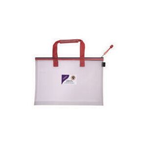 Eva Zippa Bag 405x280mm Red - Snopake