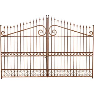 BISCOTTINI Solid iron made W402xDP10xH263 cm sized gate