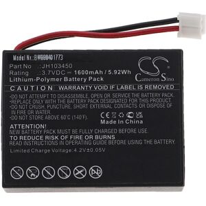 vhbw Battery Replacement for Levana JH103450 for Baby Monitor, Babyphone (1600 mAh, 3.7 V, Li-polymer)