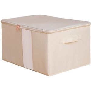 PESCE Visual Clothes Storage Box Quilt Clothes Storage Bag beige l