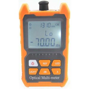 HOOPZI Optical Power Meter, Fiber Optic Cable Tester with led Light Network Cable Tester