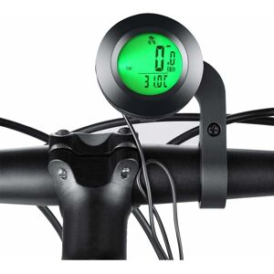 GROOFOO Wireless Bike Computer, Waterproof Bike Computer with English Backlight lcd hd Screen Display Speedometer Odometer and Road Odometer Bike Stopwatch