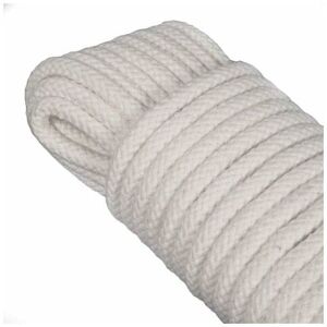 ROSE Woven Cotton Cloth Filler Rope Decorative Upholstery Rope (20m, 8mm)