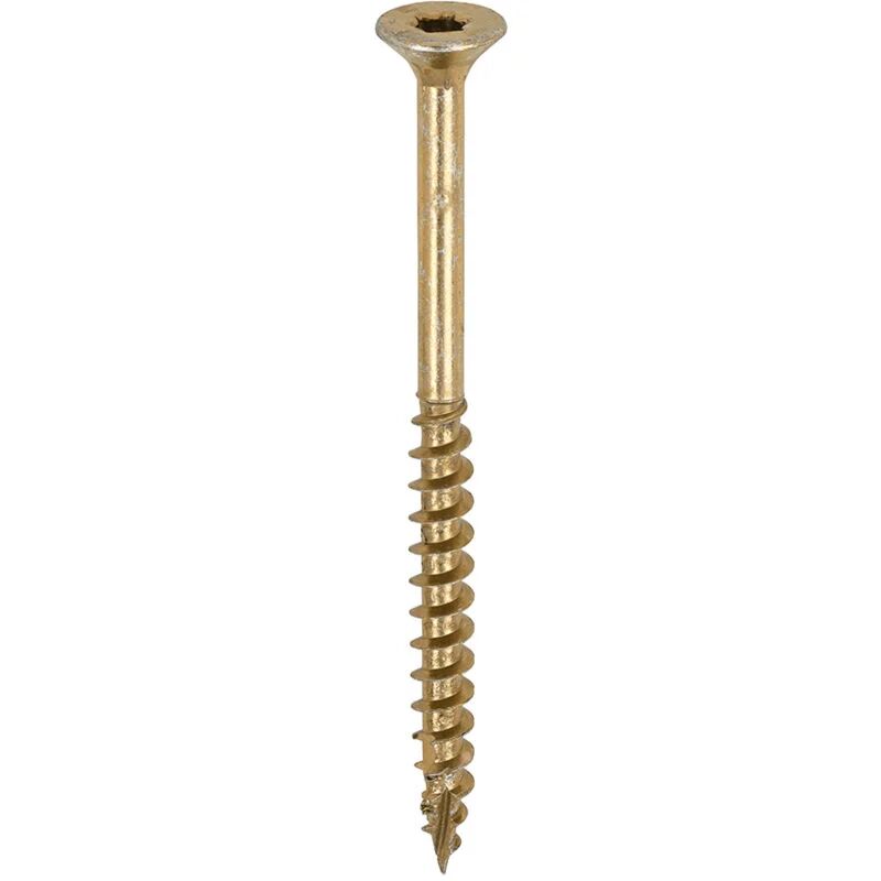 C2 Clamp-Fix Multi-Purpose Premium Countersunk Gold Woodscrews - 5.0 x 70 Tub of 375 - 50070C2CTUB - Timco