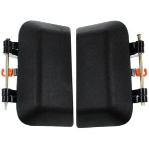 Tlily - 1 Pair Rear Left Right Door Exterior Handle Black for Compass 2007-2016 5115826AF 5115826AE 5115826AD