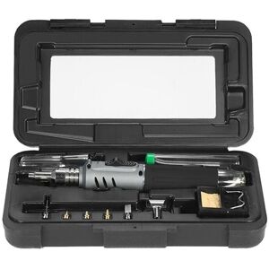 TLILY 10-In1 Gas Soldering Iron Portable Constant Temperature Electronic Maintenance Set Welding Accessories Table
