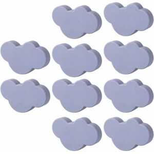 YMYNY 10 Pack Cloud Shape Kids Room Furniture Knobs (Grey) mumu