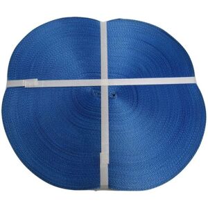 Securefix Direct - 100M Coil of Blue 25MM x 1200KG Polyester Lashing Webbing - 100 Metre Straps Tie Down Belt Ratchet