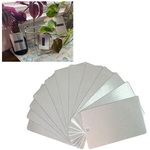 Linghhang - 50pcs Aluminum Plant Labels Tree Tags Garden Outdoor Metal Labels Blank Printed