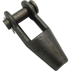 Securefix Direct - 10MM Open Spelter Socket For Wire Rope - 1 Ton Self Colour to BS463