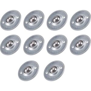 Tlily - 10Pcs -16B 5/8-Inch Bearing Steel Roller Ball Flange Conveyor Transfer Unit