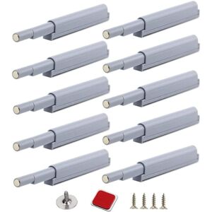 LINGHHANG (10pcs) Press to Open Magnetic Latches Push-open magnetic catches opens and closes the door with a simple push