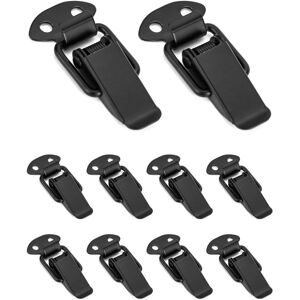 BEIJIYI 10pcs Stainless Steel Spring Toggle Latch, Toggle Latch, Toggle Catch, Catch, for Tool Cabinet