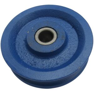 Securefix Direct - 150MM Blue Painted Cast Iron Sheave With Bush - 16MM Wire Rope Spare Replacement
