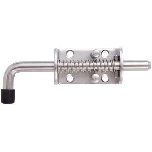 Tlily - 1Pcs 304 Stainless Steel 6.5inch Spring Pin Latch Lock Assembly for Doors Cabinets and Utility Trailer Gate - Heavy Duty