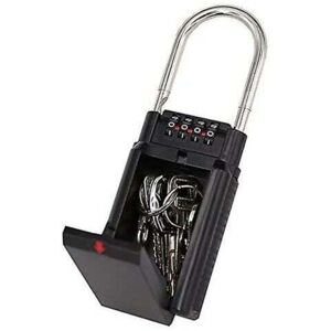 Linghhang - 1PCS Key Box, Black Coded Key Box, Storage Combination Safe, Secure Storage for Selected Access Keys