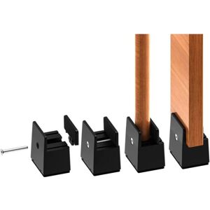 TINOR 2 Inch Adjustable Bed Leg Risers, 5cm Heavy Duty Furniture Risers, for Bed Leg Thickness 0-1.5 Inch, Bed Height, Sofa, Desk, Wardrobe, Support 2000KG