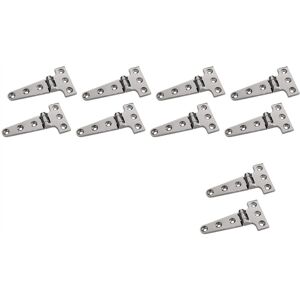 Tlily - 2 pcs Heavy Duty t Hinge 316 Stainless Steel Marine Grade Casting Hinge Door Hatch Hinge Boat