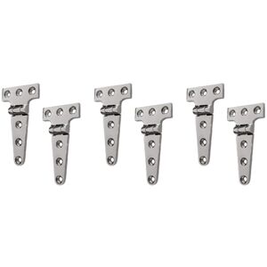Tlily - 2 pcs Heavy Duty t Hinge 316 Stainless Steel Marine Grade Casting Hinge Door Hatch Hinge Boat