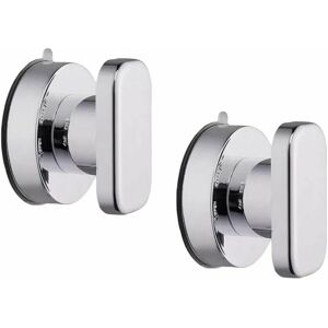 HOOPZI 2 pcs Suction Cup Pull Handle, Reco.ukigerator Drawer Handle, Kitchen Cabinet Glass Doors Suction Cup, Cupboard Knobs Drawer Cupboard Door Handle