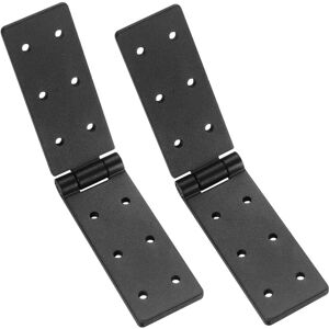 Linghhang - 2 Pieces Connector Hinges, Folding Hinge, Case Strip, Furniture Hinge, Black Metal Hinge for Wooden Doors
