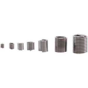 TLILY 2 Sets 200Pcs Thread Insert Wire Kit M3-M6/M8 M10 M12 Stainless Steel 304 Screw Sleeve Recovery