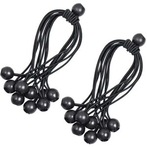 YMYNY 20 Pack Ball Tensioners, Extension Rings, Highly Elastic Tension Rubber, 22.5cm, Curtain Grommets, Rubber Curtain Tensioners, Pavilions mumu