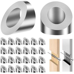 TLILY 24Pack Beveled Angle Washers 9mm, 33° Handrail Washer Max for 8mm Cable Railing Hardware Kit, Stair Deck Metal