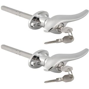 Tlily - 2Pcs Car Door Outside Locking Handles matching locks for 1932 3-Window Coupe 1933 1934 Passenger