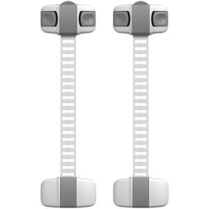 ZVD 2pcs Child Window Blocks Baby Window Restraint Baby Safety Locks Gray